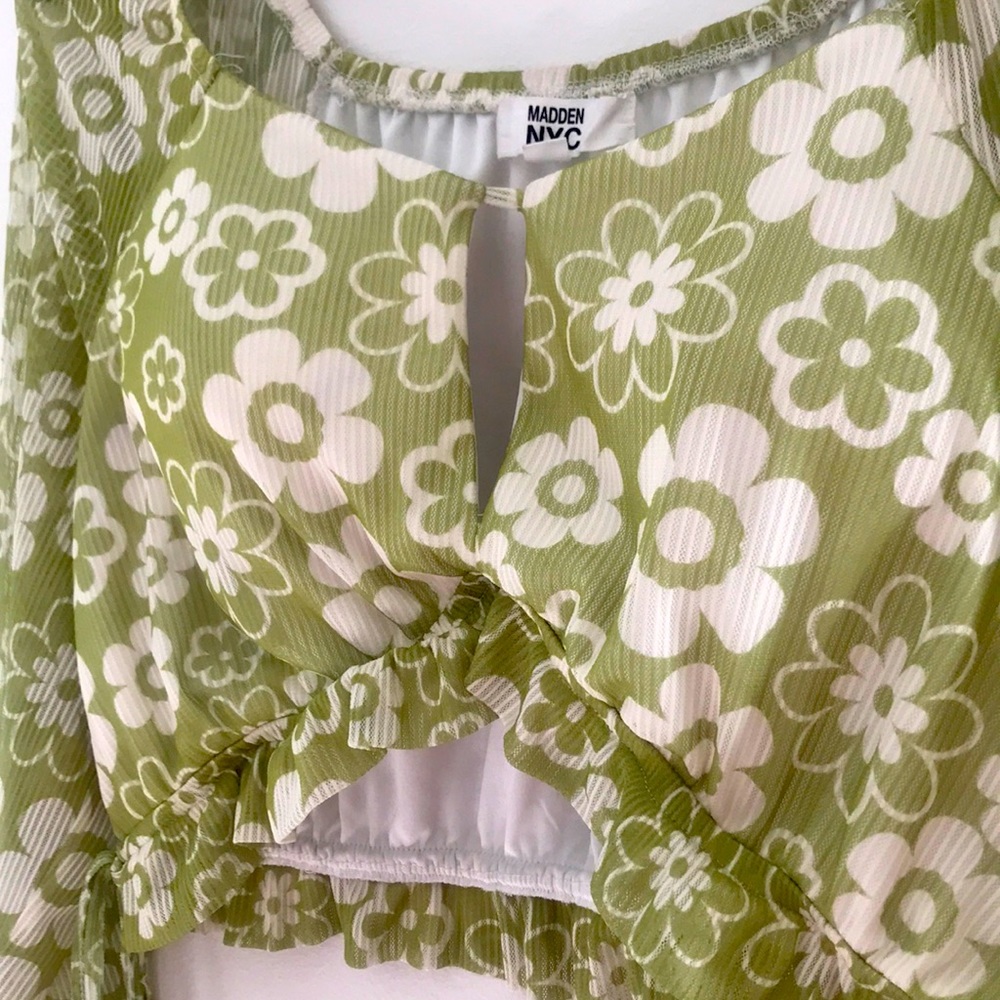 Floral crop top